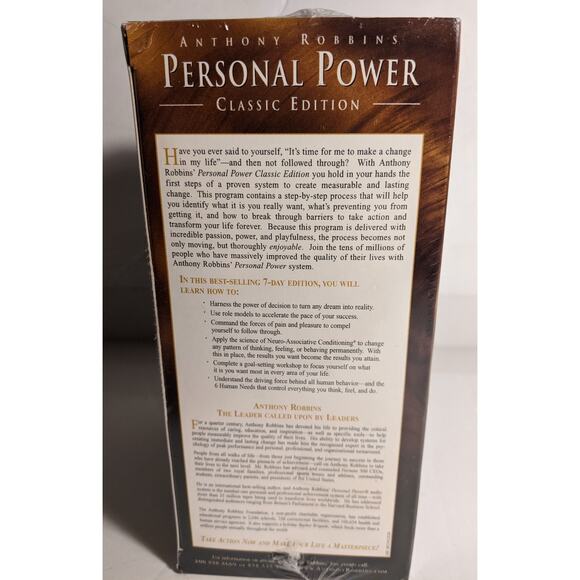 Anthony Robbins Personal Power Classic Edition 7 Day CDs - NEW SEALED - Picture 5 of 6